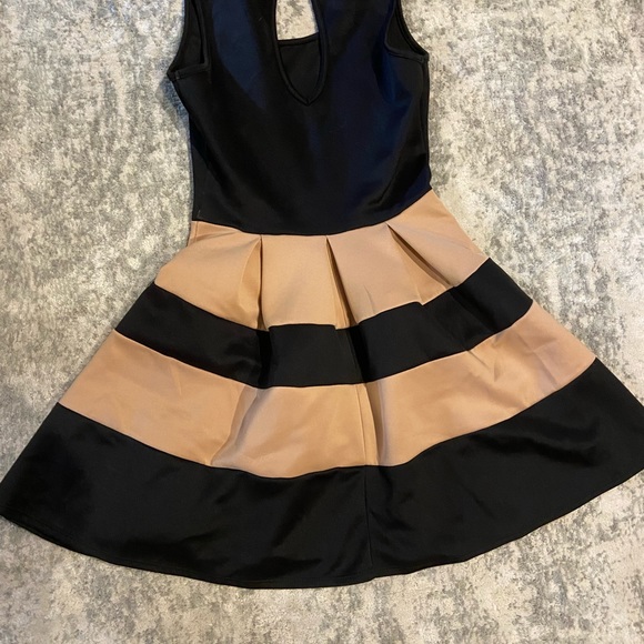 Black and Tan Dress - Picture 2 of 2